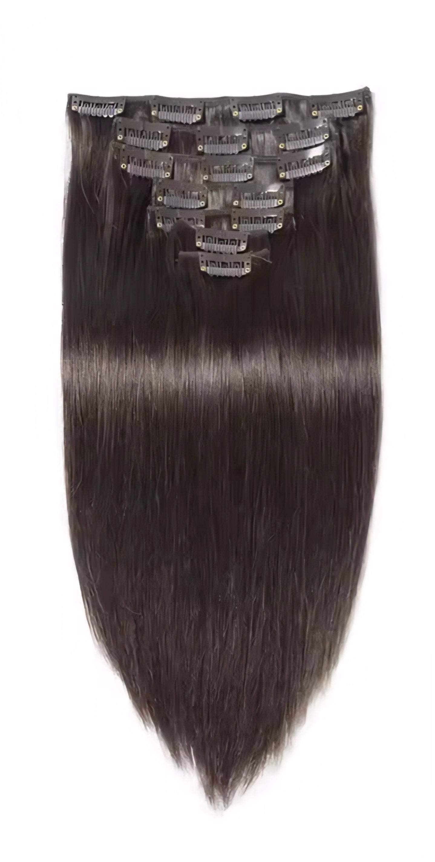 7pcs Clip in Hair Extensions 100% Human Hair